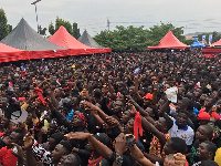 Thousands thronged to Dansoman to mourn with Ebony's family