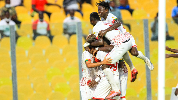 Asante Kotoko SC players jubilate after victory