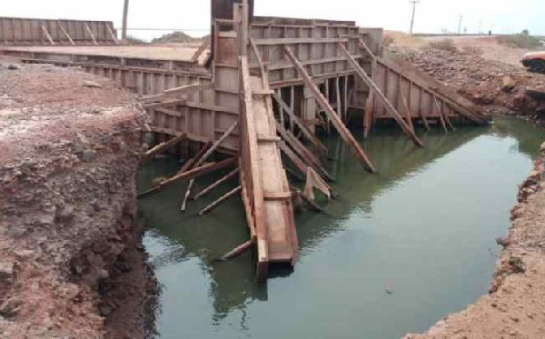 abandoned bridge on the Afiadenyigba-Havedzi road