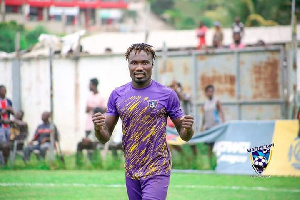 Medeama SC forward Jonathan Sowah