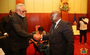 Former President Rawlings and President Akufo-Addo