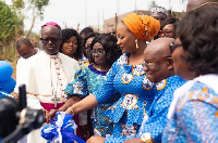 OLA Girls- SOD cutting by Second Lady