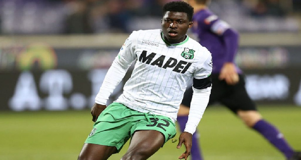 Sassuolo midfielder Alfred Duncan