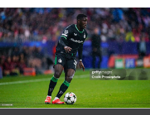 Ibrahim Osman of Feyenoord during the UEFA Champions League match