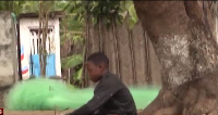 Augustine Atsu at his home in the Volta Region