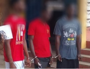 The three students have been granted bail of GHS80,000