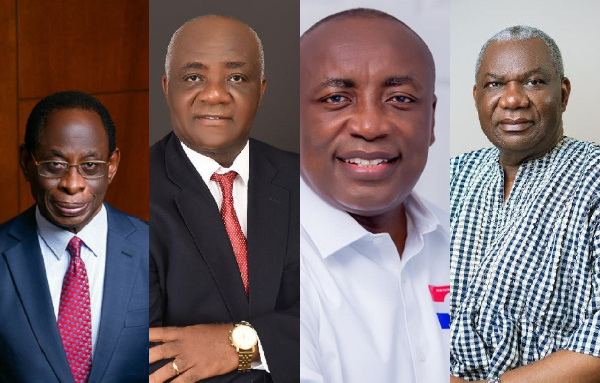 Four hopefuls picked up nomination forms on Friday at the NPP headquarters