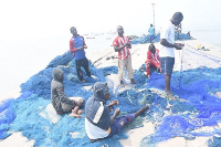 File photo of fishermen at work