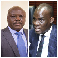 Joseph Cudjoe [L] is the immediate past Deputy Energy minister; Haruna Iddrisu [R]