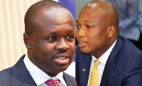 (Left) Edward Omane Boamah, Samuel Okudzeto Ablakwa (right)