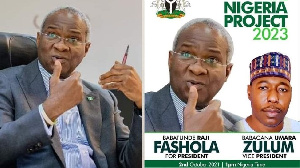 Nigeria minister Fashola say he no get hand for presidential campaign poster wey pop up