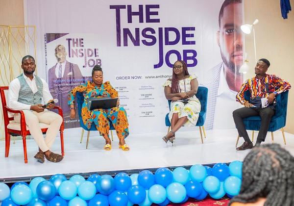 Anthony Dzamefe, has launched his first book, The Inside Job