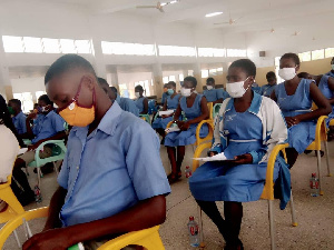 Some students of Sekondi College