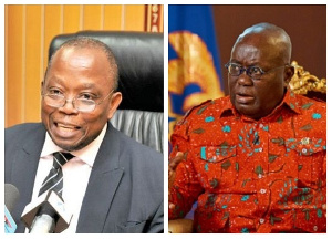 President Nana Addo Dankwa Akufo-Addo and Daniel Yaw Domelevo