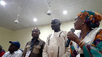 File Photo: Bole-Bamboi NPP executives being sworn in