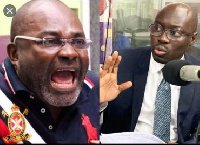 MP for Assin Central, Kennedy Agyapong (L) and Ato Forson (R)