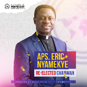 Re Election Of Apostle Eric Nyamekye As Chairman Of The Church Of Pentecost