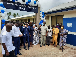 Tullow Ghana commissioned the new ultramodern dormitory block for the students of Nsein SHS