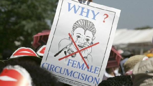 Protest against female genital mutilation