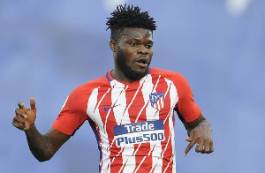 Former Atletico Madrid midfielder Thomas Partey