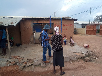 A woman tells a Ghanaweb reporter why it is forbidden for the land to be sold