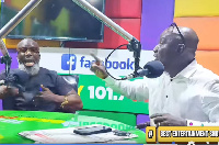 Prophet Kumchacha and Socrate Safo were caught in a heated arguement