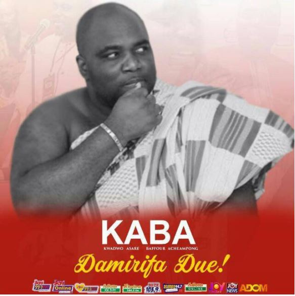 KABA died on Saturday at the Korle Bu Teaching Hosptial