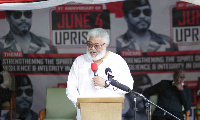 Former President Jerry John Rawlings