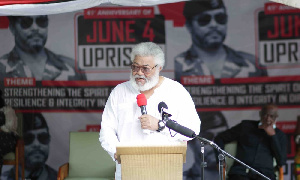 Former President Jerry John Rawlings