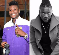 Asamoah Gyan and Stonebwoy