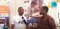 Managing Director of AIDEC Digital, Ambrose Yennah and Mawuli Ahorlumegah