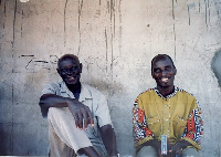 Socrate Sarfo and his late father