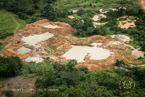 Galamsey has ruined water bodies and farmlands across the country