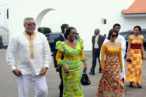 Former President Rawlings, Nana Konadu and Zanetor