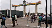 The Ghana side of the Aflao border | File photo