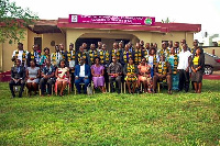 Graduates and officials of the institute