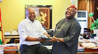 President Mahama and Dele Momodu