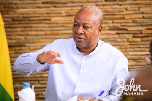 Former president John Dramani Mahama