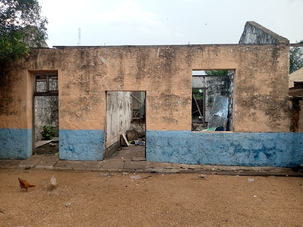 The current sate of the Akuse Police Station