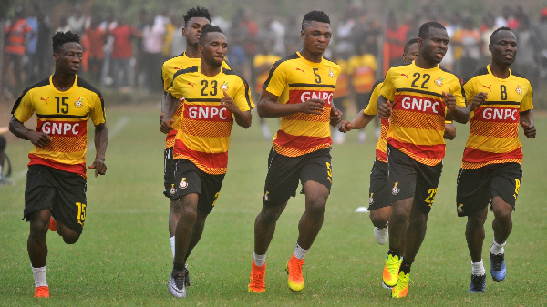 Black Stars training