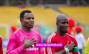 Former Black Stars players Richard Kingson and Stephen Appiah