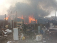 The fire outbreak occurred Sunday afternoon around 1:30 pm