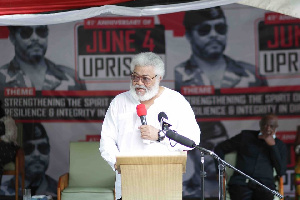 Former President JJ Rawlings