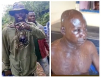 Kwame Ato Asare Ani is reported to have allegedly assaulted  his uncle (right)