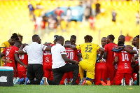 Asante Kotoko picked one point on the road