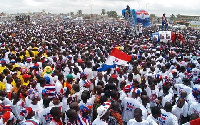 A photo of NPP supporters