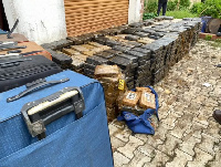 1,855 kilograms qorth of cocaine