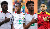 L-R Thomas Partey, Kamaldeen, Kudus Mohammed, Daniel Kyere