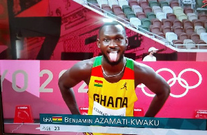 Ghanaian athlete, Benjamin Azamati