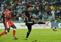 Kwame Peprah (right) was on target for Orlando Pirates